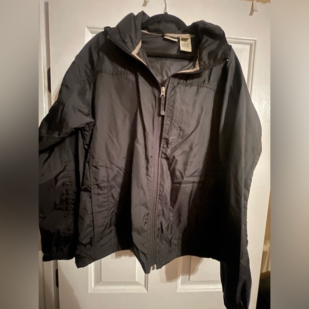 Men’s black LL Bean Windbreaker - medium